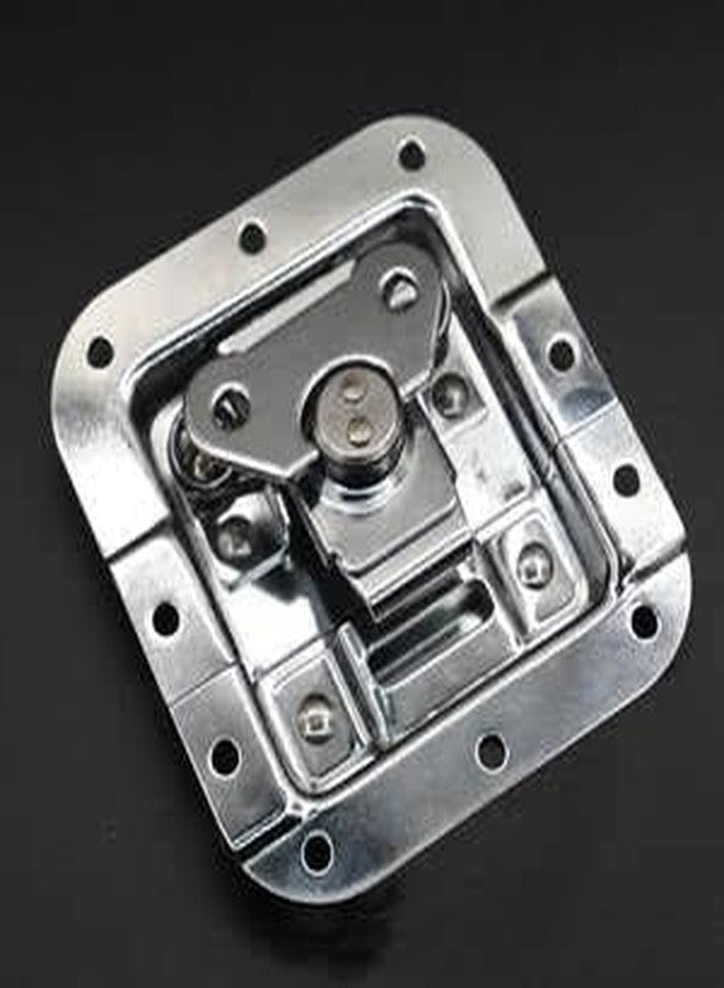 Syncraft Medium Butterfly Latch Lock - Chrome Plated Steel Latch for Flight Cases, Equipment & Toolbox Security 112mm×105 mm (Medium Lock SH-L007) - Image 3